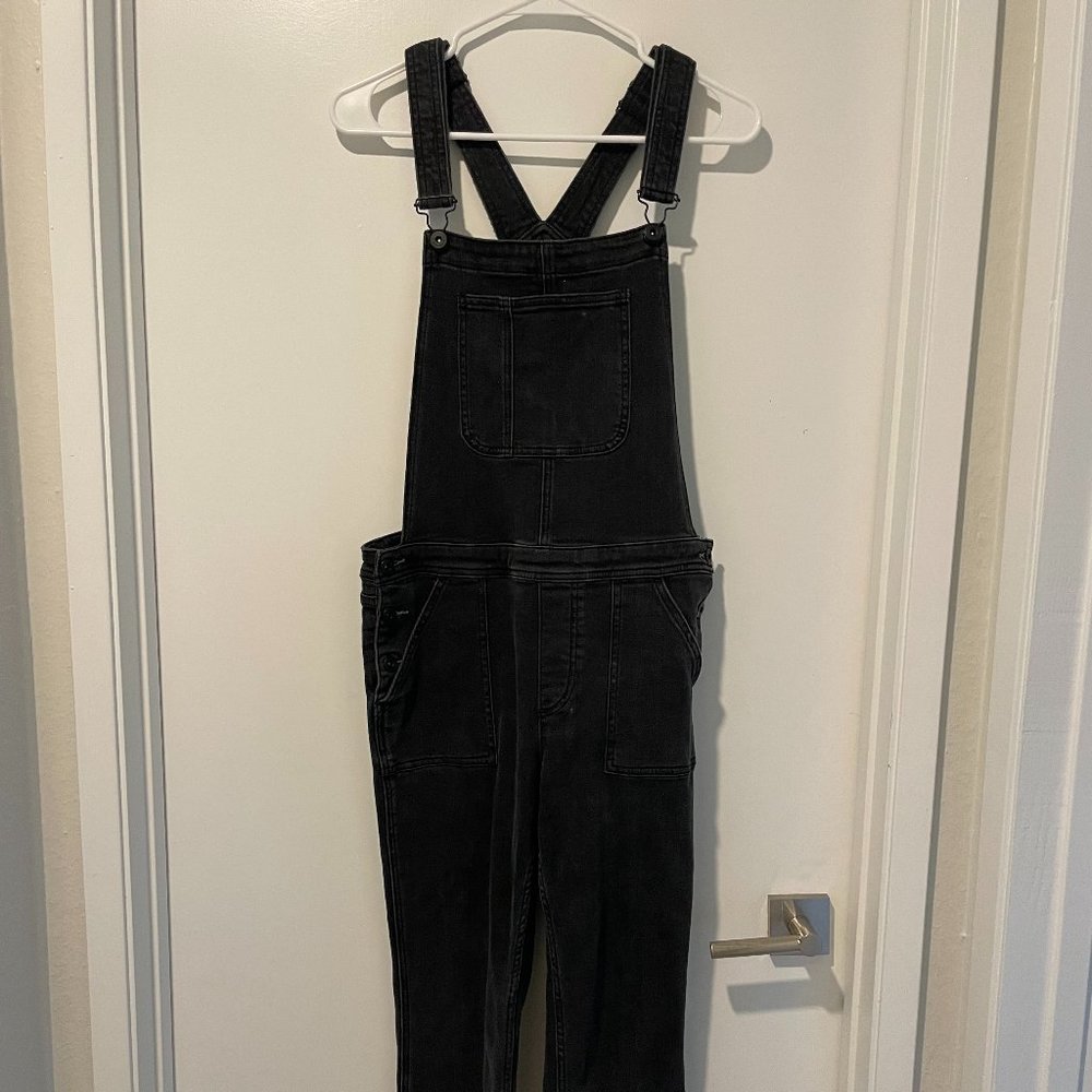 Melrose and Market Black Denim Overalls